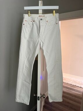 Levi's Women's Straight Leg Jeans in White